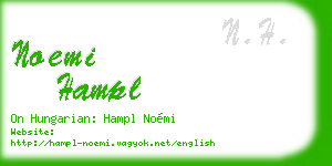noemi hampl business card