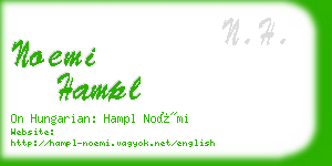 noemi hampl business card